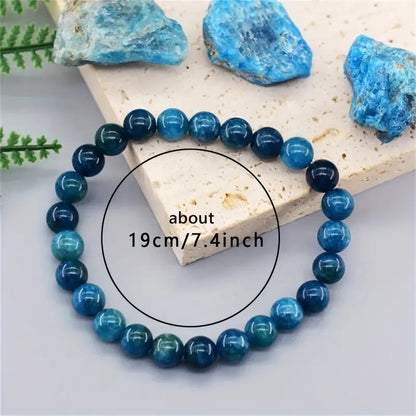 bohemian bracelet blue apatite ——Suitable for wooden life style and water life style wear