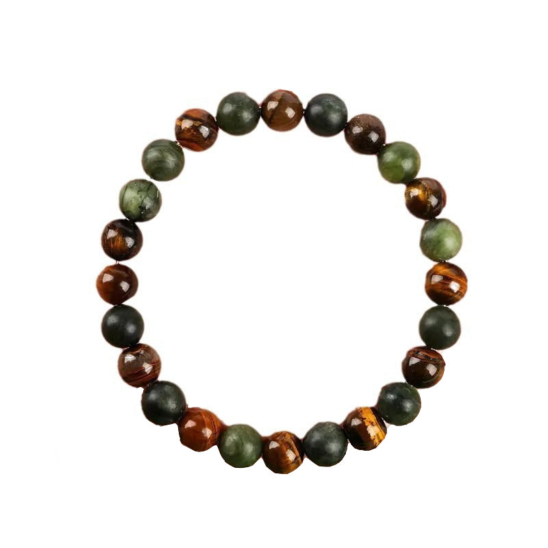 Bohemian bracelet Tiger Eye Stone bracelet - jewelry, symbol of wealth, with wind spa healing function