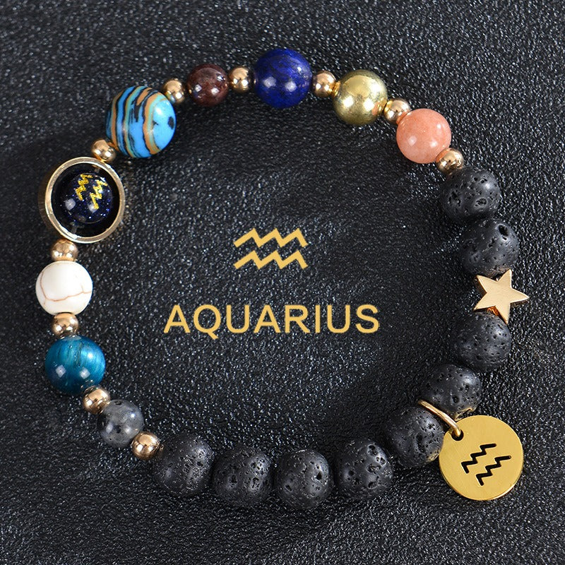 Mystical Planetary and Zodiac Bracelet: Unveiling the Power of Gemstones