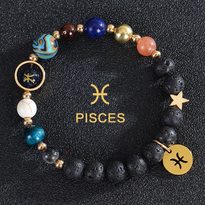 Mystical Planetary and Zodiac Bracelet: Unveiling the Power of Gemstones