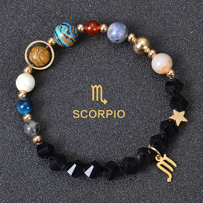 Mystical Planetary and Zodiac Bracelet: Unveiling the Power of Gemstones