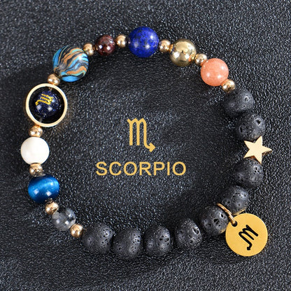 Mystical Planetary and Zodiac Bracelet: Unveiling the Power of Gemstones