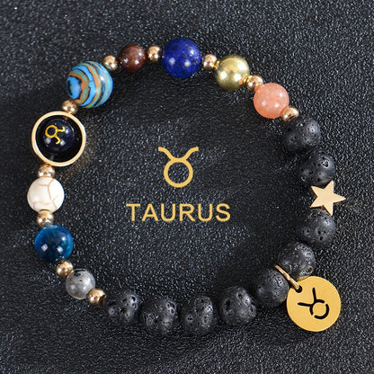 Mystical Planetary and Zodiac Bracelet: Unveiling the Power of Gemstones